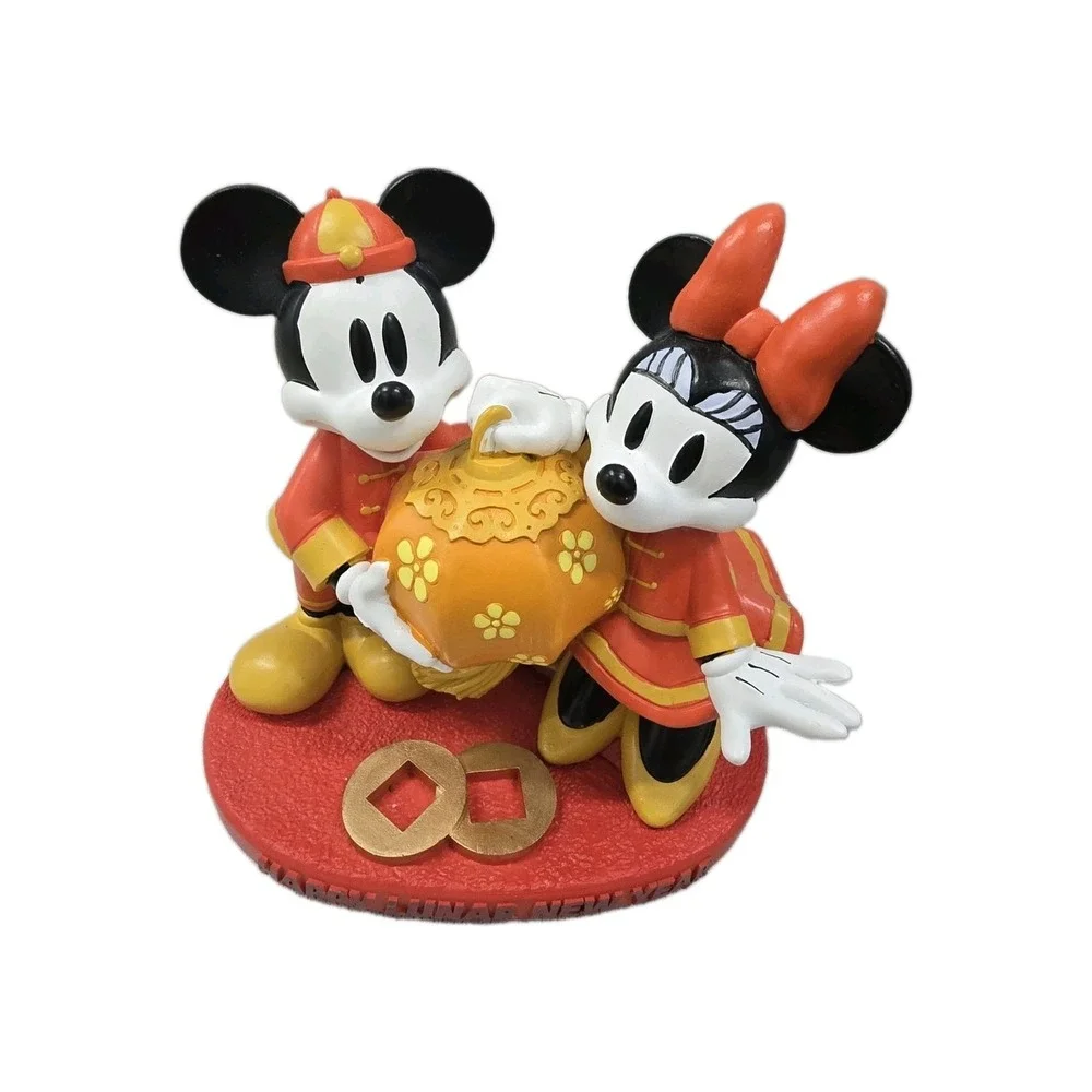 The Disney Lunar New Year Mickey & Minnie Figurine – Lantern Celebration